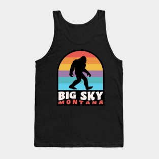 Big Sky Montana Bigfoot Sasquatch Blue Ridge Mountains Tank Top